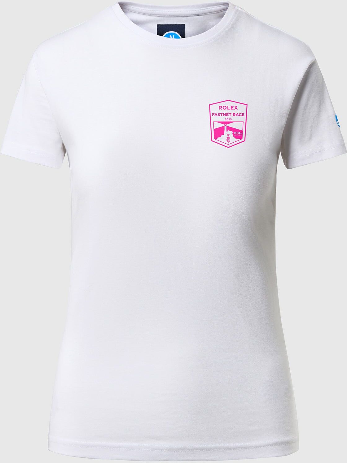 North Sails Rolex Fastnet 2025 Damen-T-Shirt aus Baumwolle White M