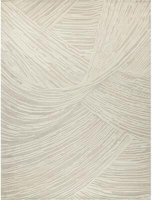 Exquisite Rugs Entro hand-tufted New Zealand Wool Beige/Ivory Area Rug