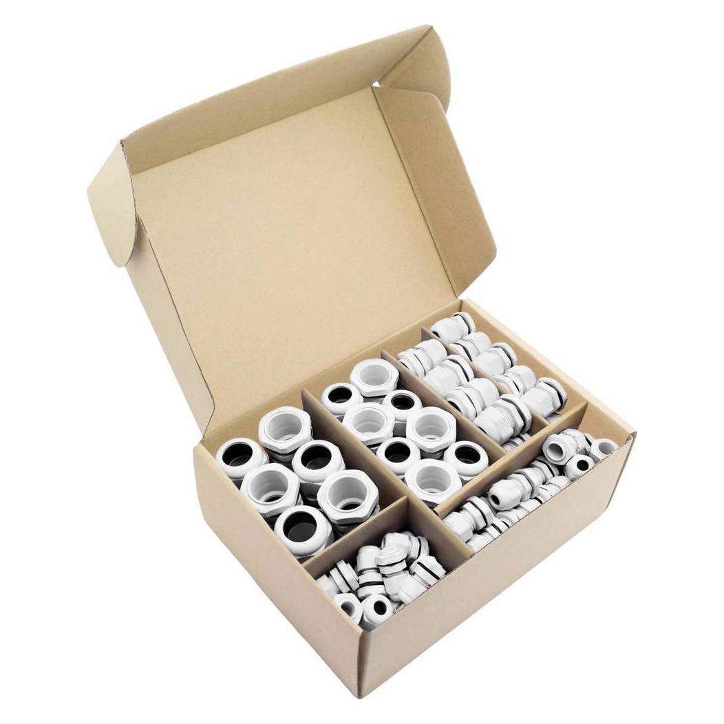 Quadrios 2102CA113 Kabelverschraubung Sortiment PA66 Weiss 60 St. (2102CA113)
