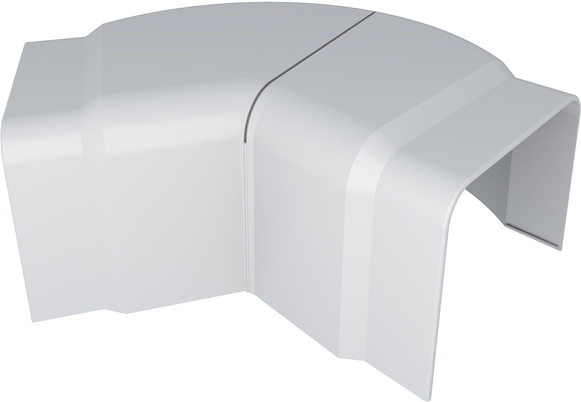 Tecnomat CURVA PIANA VARIABILE PER CANALE CLIMA 65x50 mm BIANCO