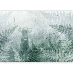 Artgeist, Tapete, Fototapete - Deer in Ferns - Third Variant (150 x 105 cm)
