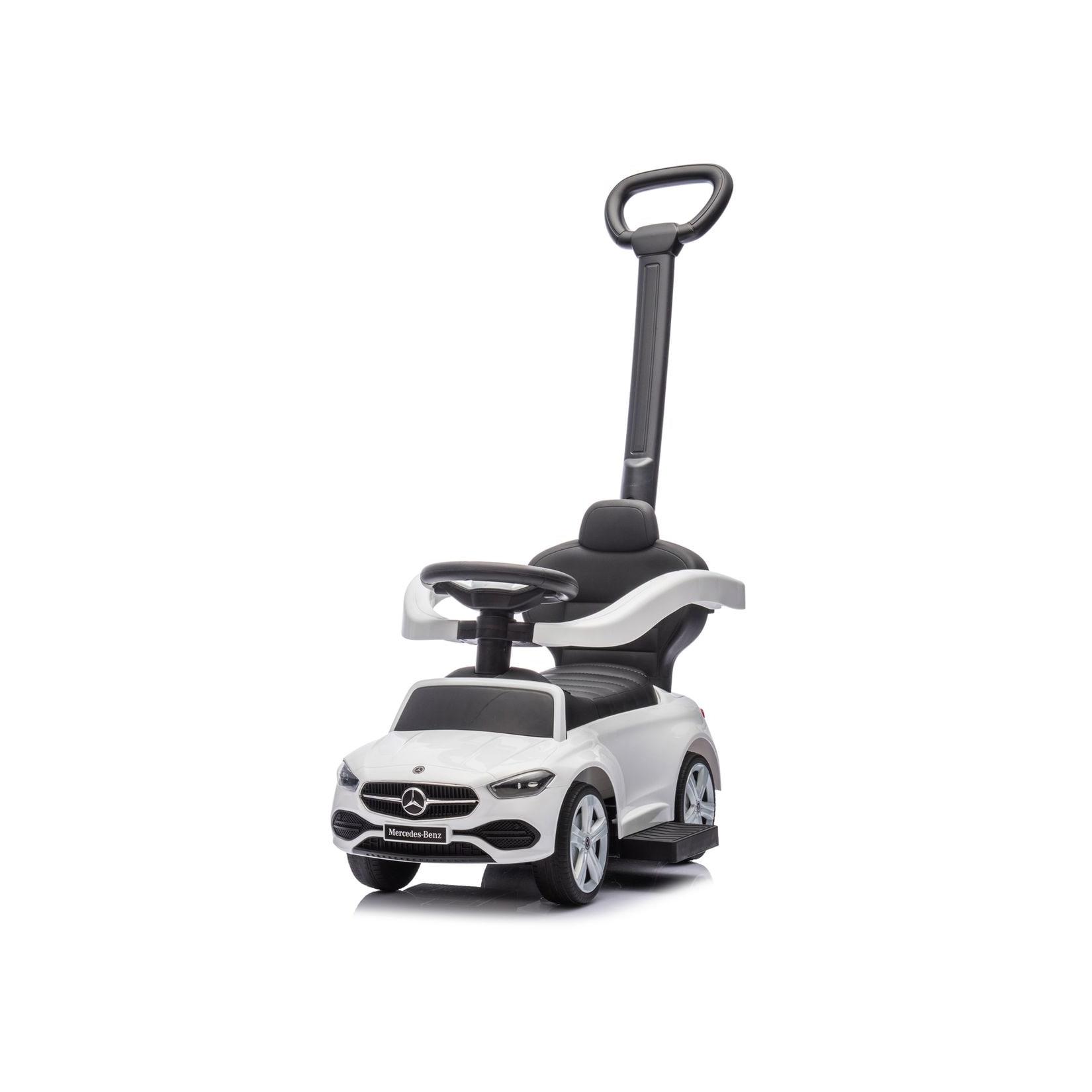 Chipolino Rutschauto Mercedes Benz C-Klasse Stauraum Fußstütze Schiebegriff Hupe weiß