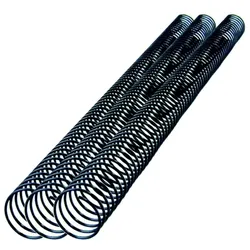 OEM Metall-Spiraltüllen Teilung 5:1 36mm Box 25 Schwarz