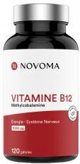 Novoma Vitamine B12 Énergie et Système Nerveux 120 Gélules - Pot 120 gélules