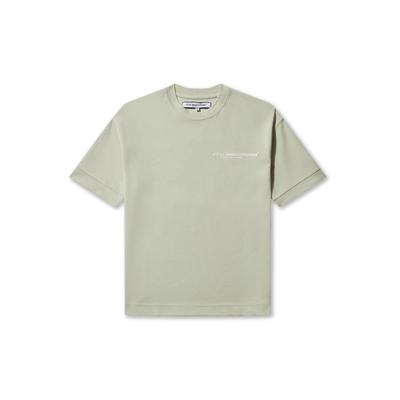 T-Shirt IRASUTO STUDIOS "Irasuto Studios SARAISU T-SHIRT", Herren, Gr. S, beige (sage), 70% Polyester, 30% Baumwolle, bedruckt, oversize, Rundhals, Shirts T-Shirt
