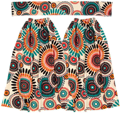 Set "60´s", 3-teilig, bunt