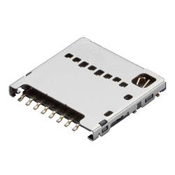 Molex Speicherkarten-Slot Polzahl Gesamt 8 Rastermaß: 1.1 mm 1040310811 1 St. Tape on Full reel