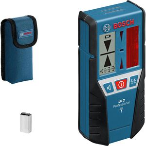 Bosch Laser-Empfänger 0601069100, LR 2, 5-50m Reichweite, mit Magnet, für rote Laserlinien