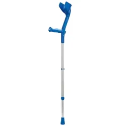 UNTERARMKRÜCKE f.Erw.Leichtmet.blau 1 St