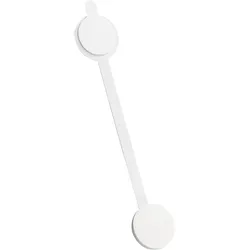 100 SPRINTIS Regalwobbler 100 Stück, 90 mm, Metall, auffällige Supermarktwerbung für Werbebotschaft, zur Kundenansprache und Verkaufsförderung, Stahl, PET, weiß