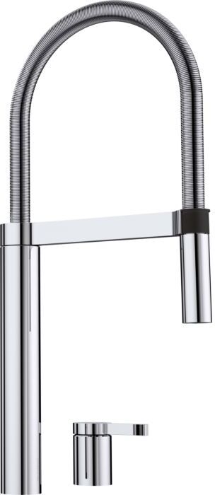 Blanco Culina S Duo Küchenarmatur 519782 Hochdruck, mit Schlauchbrause, chrom