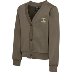 HUMMEL hmlTONE SWEAT CARDIGAN major brown 122