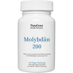 Molybdän 200 Vegan + Hochdosiert 120 ST