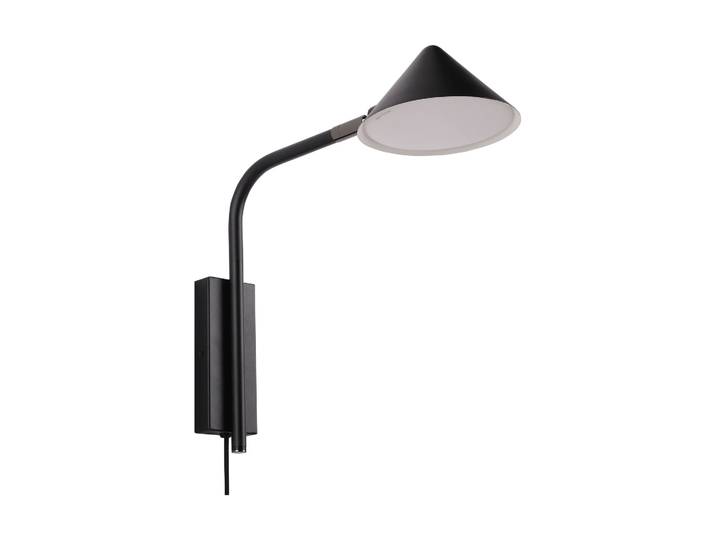Watt & Veke Applique murale Kuro Black, Ø14x32 cm, wall