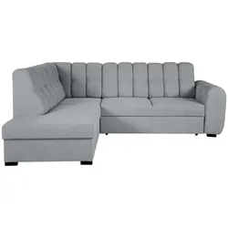 ECKSCHLAFSOFA Zoja links hellgrau