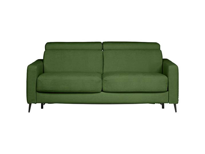 Novel Schlafsofa, Grün, Metall, 3-Sitzer, 200x85-99x104 cm, Kinderzimmer & Jugendzimmer, Jugendmöbel, Jugendsofas