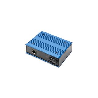 DIGITUS Industrial Gigabit Ethernet Media Converter SM SC connector 1310nm up to 20km