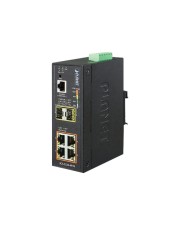 Planet IP40 Industrial L2+/L4 4-Port Power over Ethernet (IGS-5225-4P2S)