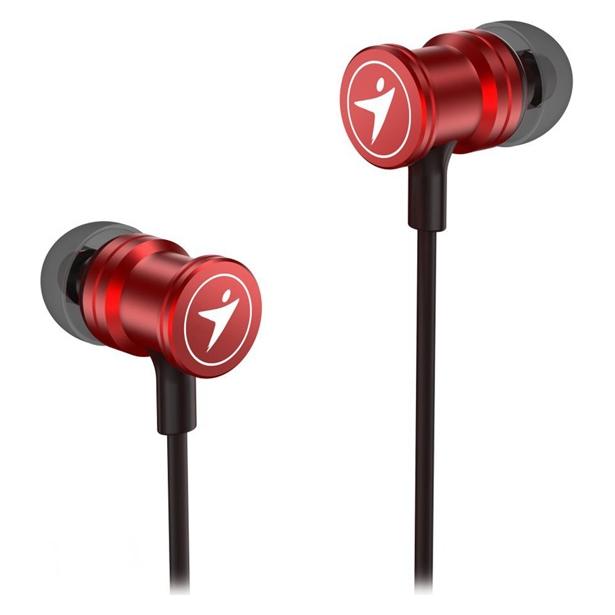 Genius Kopfhörer HS-M316 METALLIC RED, 4-poliger 3,5-mm-Klinkenstecker, rot (Kabelgebunden) (31710017400)