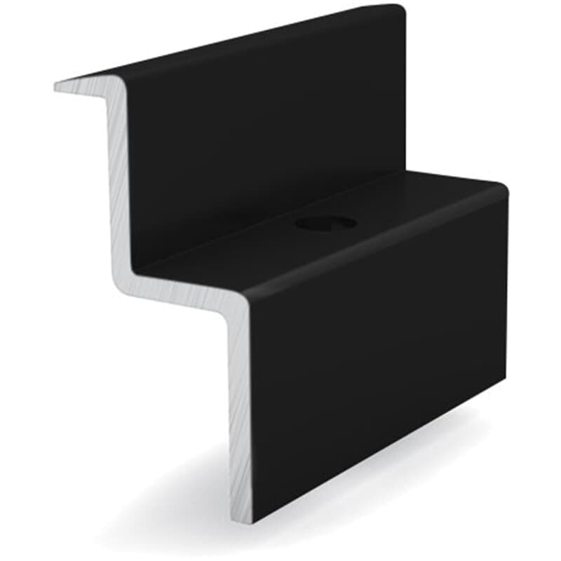 K2 Systems K2 einzelne Endklemme ohne Zubehör RH 30-31mm, black 1004552