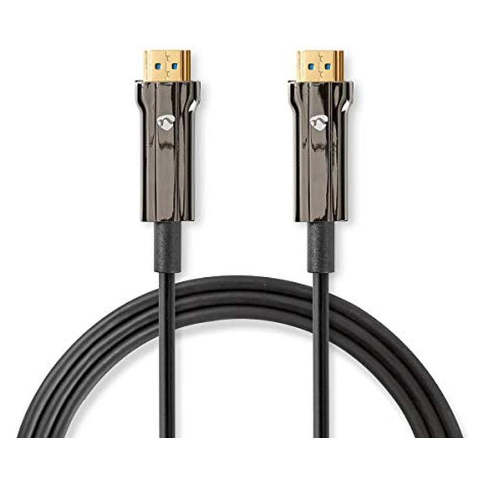 Nedis High Speed HDMI Kabel mit Ethernet | HDMI Stecker | HDMI Stecker | 8K@60Hz | 48 Gbps | (30 m) (CVBG3500BK300)