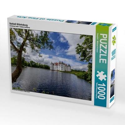 CALVENDO Puzzle Schloß Glücksburg | 1000 Teile Lege-Größe 64x48cm Foto-Puzzle für glückliche Stunden