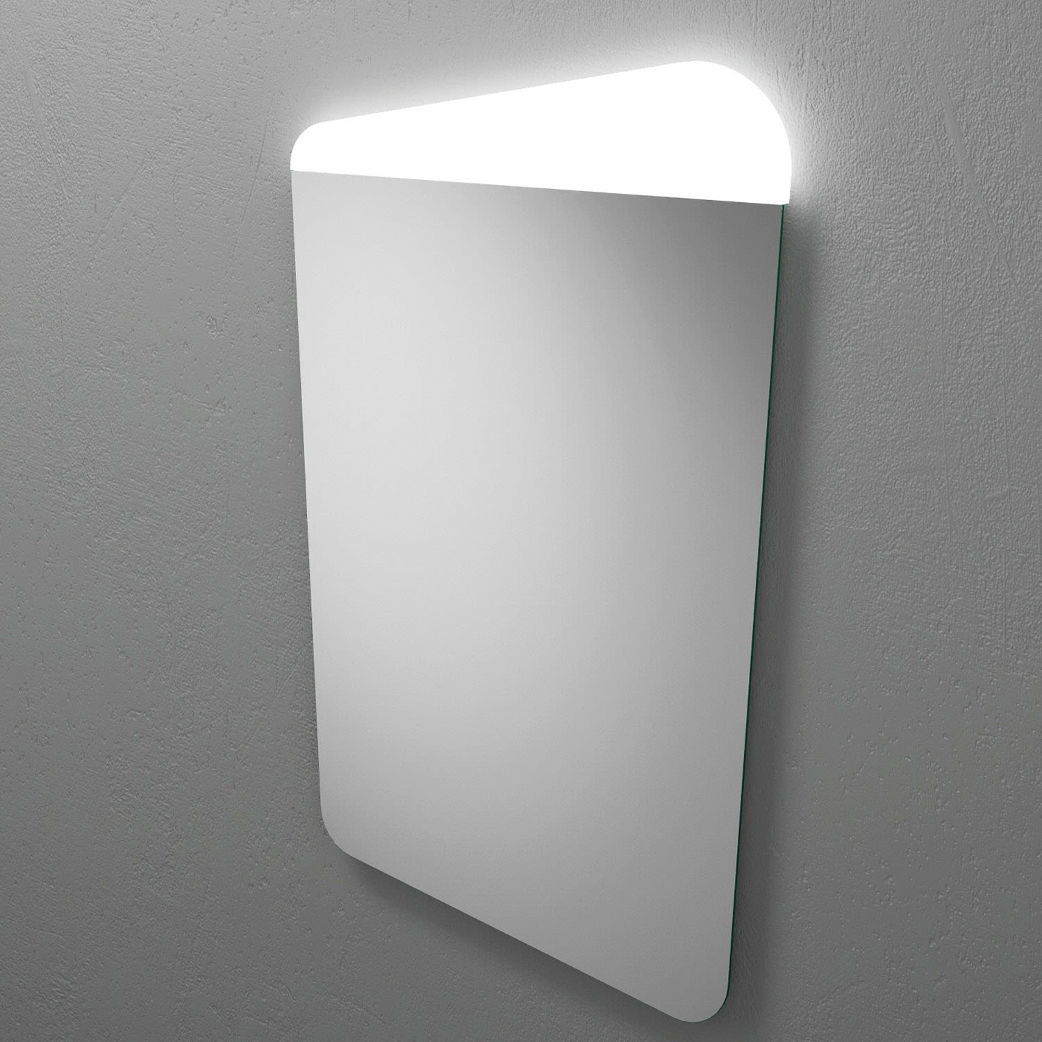 burgbad Badu illuminated mirror with LED lighting 59 cm, version right SIIS059-R-PN452