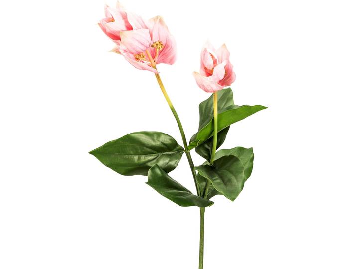 Kunstblume Tropical Garden rosa Kunststoff H 78 cm - Kunstblume