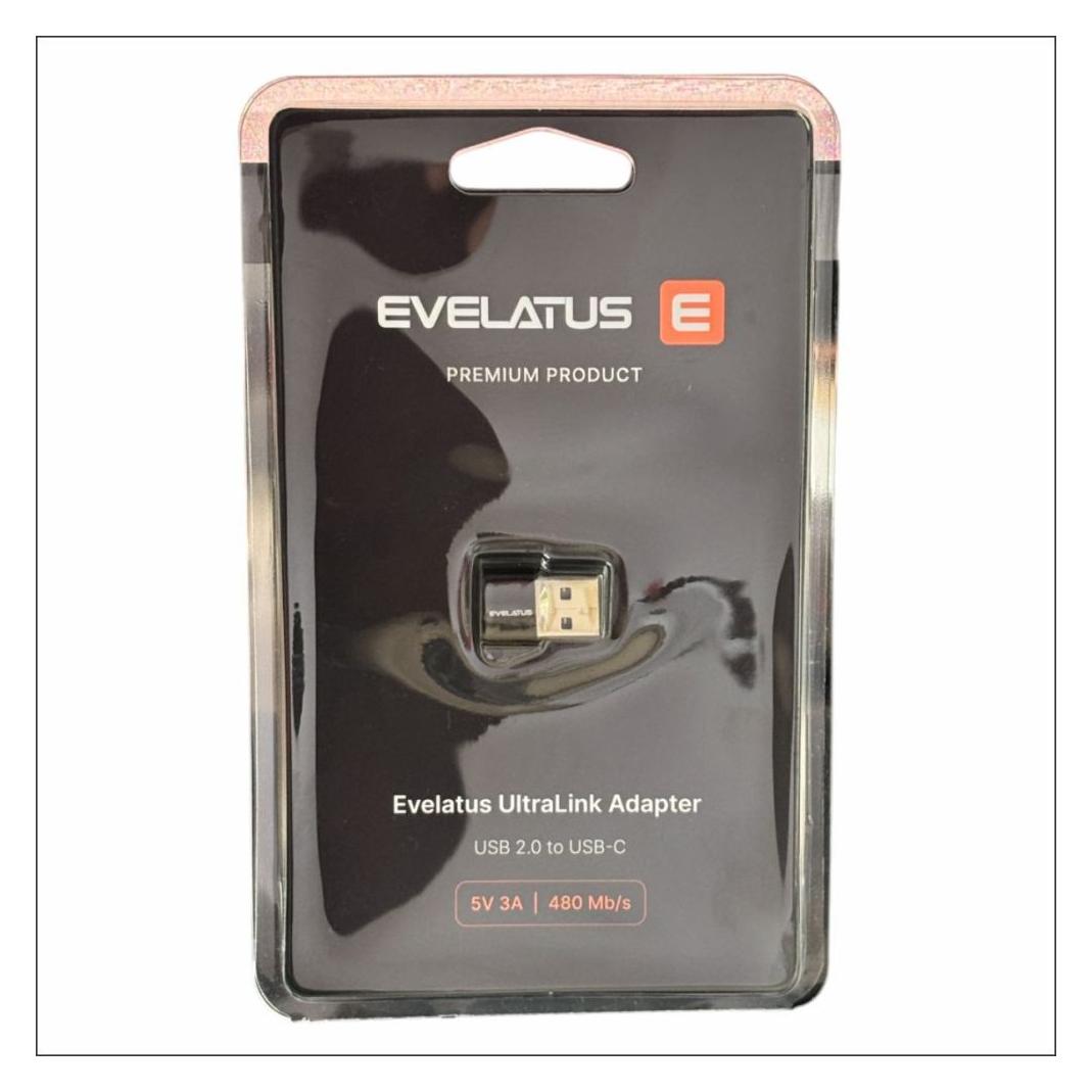 Evelatus Konverter UltraLink OTG Adapter USB 3.0 auf USB-C 5V 3A | 480 Mb/s Abyss Blau (EVELATUS)