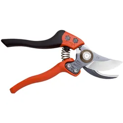 Bahco, Gartenschere, ERGO 20-mm-Bypass-Rebscheren mit feststehendem Griff mit Elastomerbeschichtung