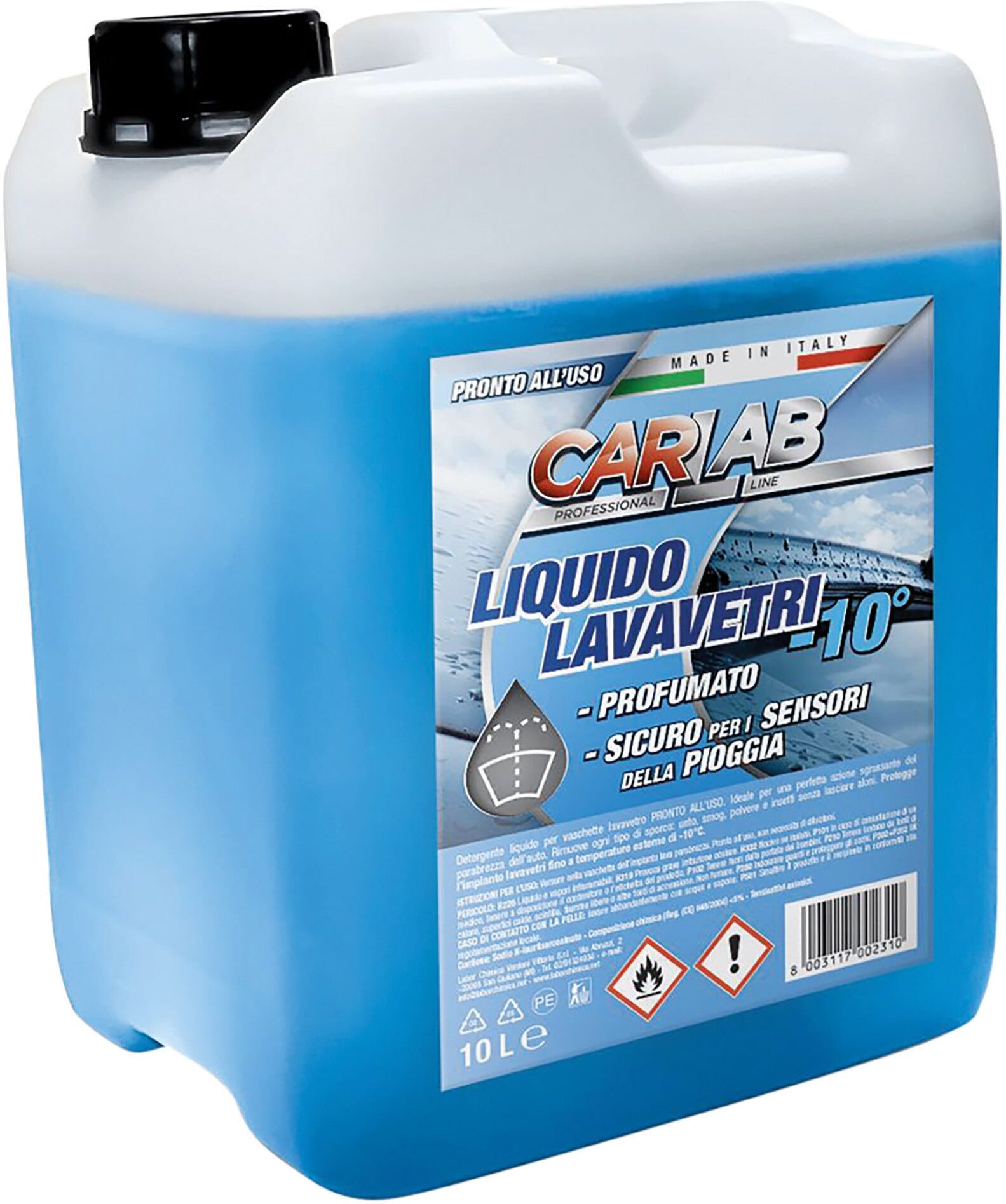 Tecnomat LIQUIDO TERGIVETRO -10° 10 l MULTISTAGIONALE PRONTO USO