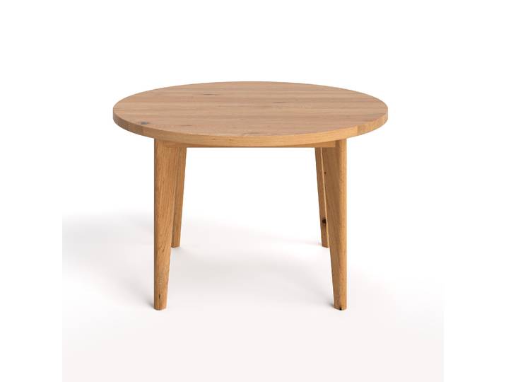 Klassischer runder Luna-Tisch, 110 cm, Eiche, Modern