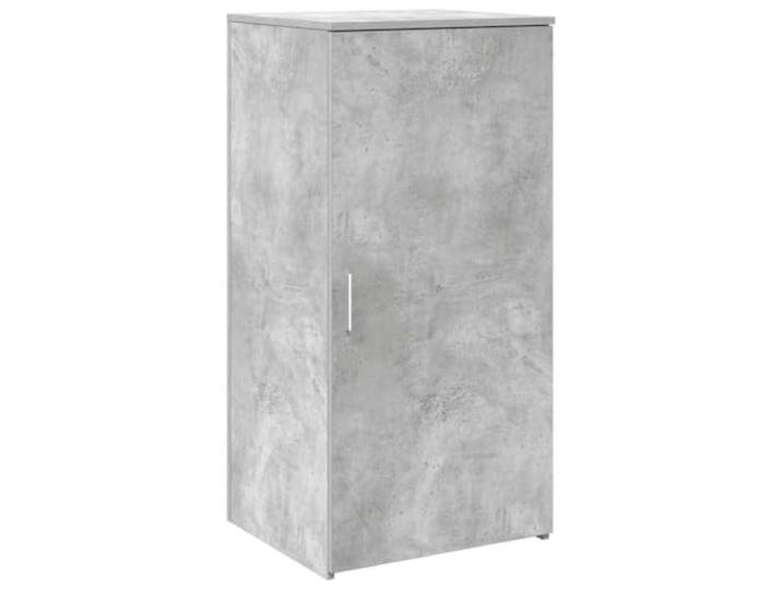 MNCVXAXG Aufbewahrungsschrank grau Beton 50 x 45 x 103,5 cm Spanplatte Sideboard für Rezeption, Türablage, einfache Montage, Wandbefestigung, Bürogebrauch