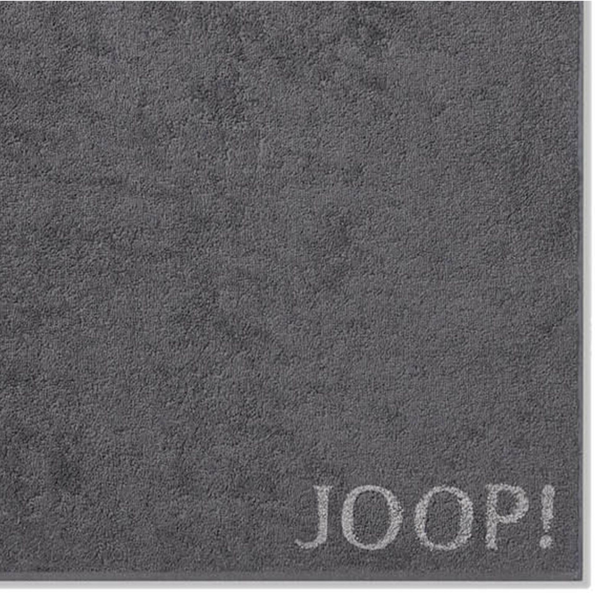 Joop! Handtuch JOOP "Handtuch Classic / Infinity / Signature 3er Pack", grau (anthrazit), B:50cm, Obermaterial: 100% Baumwolle CO., Handtücher
