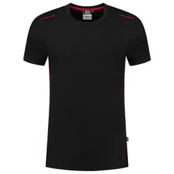 T-Shirt "102703" Accent - 4XL - black/red