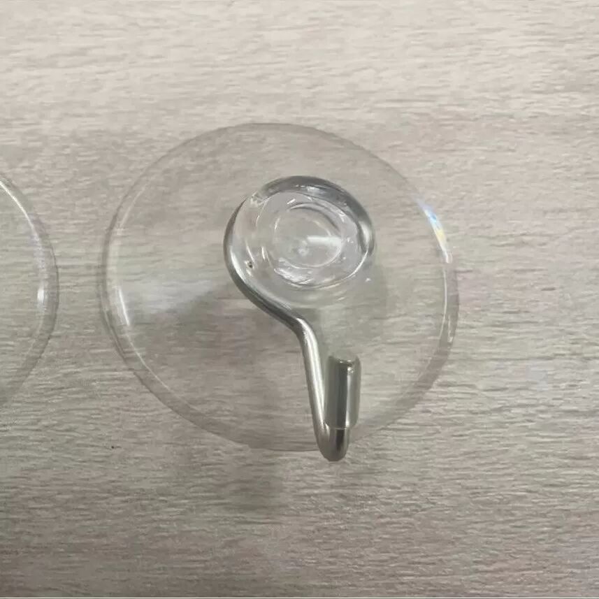 INF 12er-Pack Saugnapfhaken, transparente wiederverwendbare Wandhaken für das Badezimmer