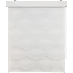 Doppelrollo WAVE weiss (BH 80x160 cm) - weiß - BH 80x160 cm