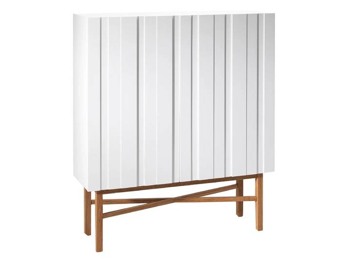 A2 White Cabinet Kommode Eiche