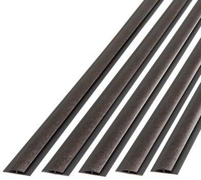 Fasade FASÄDE 47 in. Decorative Vinyl Divider Trim Smoked Pewter (5 Pack) - 5 Pack
