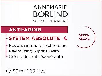 ANNEMARIE BÖRLIND SYSTEM ABSOLUTE Regenerierende Nachtcreme 50ml W