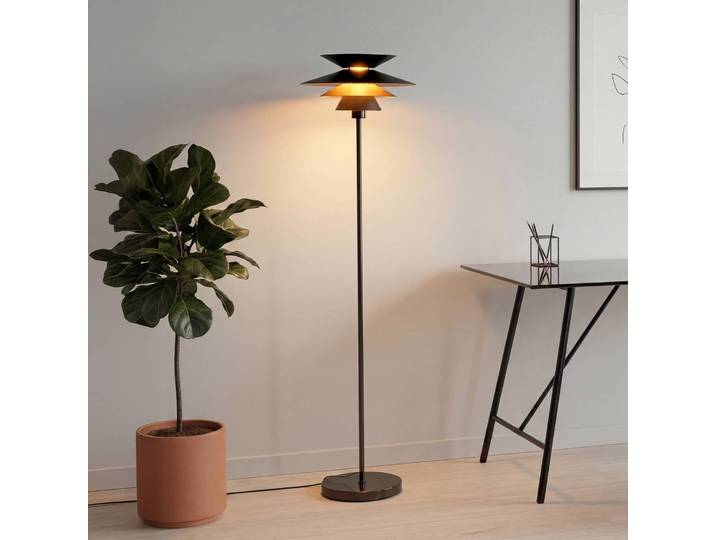 OSRAM Stehlampe Decor Element, dimmbar, schwarz, für Wohn- / Esszimmer, Metall, Modern