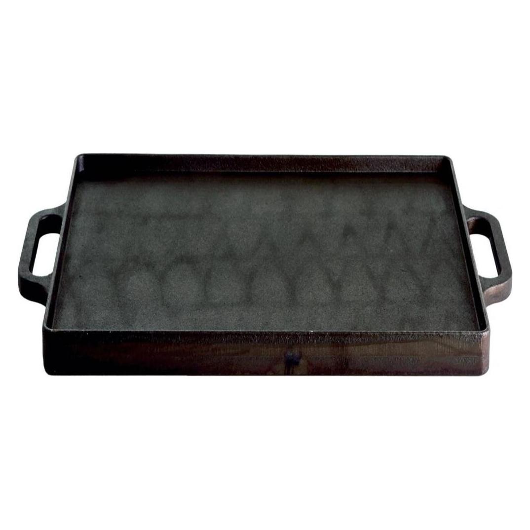 All'Grill Hockerkocher-Set (klein) mit Gusseisengrillplatte 38 x 38 cm - ohne Zündsicherung (43780990)