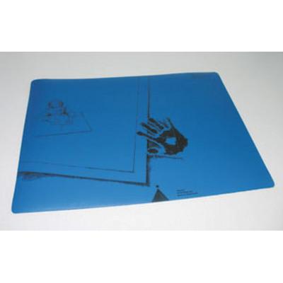 Schreibtischauflage für Linkshänder - Cobalt-Blau