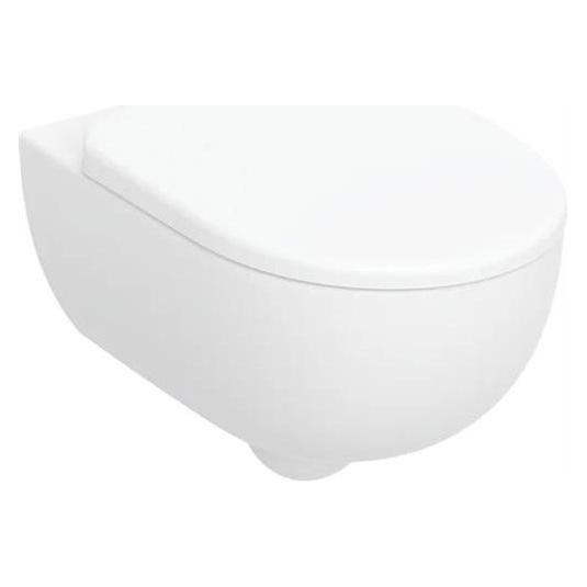 Geberit Selnova Premium spülrandloses Wand-WC mit Soft-Close-Sitz, weiss glänzend (502.793.00.1)