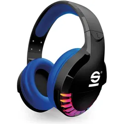 GED Cuffie Wireless Speed sparco (Pc/Tablet/Smartphone) (Kabellos), Gaming Headset, Blau, Schwarz