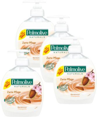 Flüssigseife Palmolive Naturals mit Mandelmilch 3 + 1 gratis