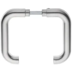 EDI, Türgriff + Türgarnitur, Türdrückerpaar 103 Edelstahl F00 Vierkantstift 10 mm