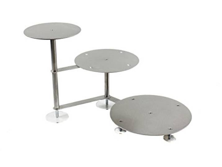 Tortenständer Rund Tortenetagere Aluminium Treppe Ø 20 26 32 cm Etagere Hochzeit 3 Etagen
