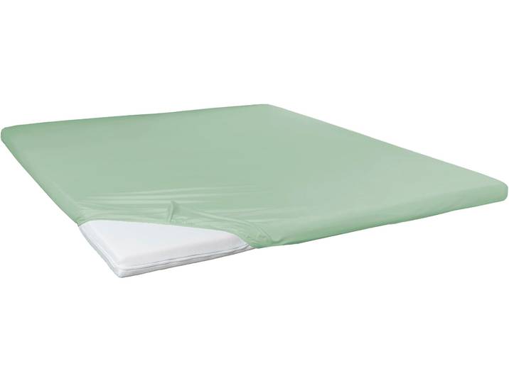 Spannbettlaken PRIMERA Elasthan-Feinjersey Topper , braun (eukalyptus), 1 Stk., Jersey-Elasthan, 90-100x200 10cm, Jersey-Elasthan, Obermaterial: 95% Baumwolle, 5% Elasthan, Bettlaken, Spannbettlaken, Aus 95% gekämmter Baumwolle und 5% Elastan