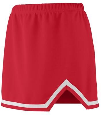 Augusta Sportswear 9126 Athletic Girls Energy Skirt in Red/White size Small   Polyester